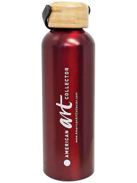 NEW! - American Art Collector Logo 26 oz. Red Water Bottle