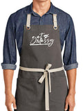 NEW! - Artist Apron - Two Tone - Magnet Gray and Stone