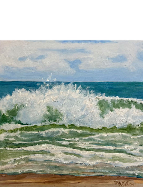 "Bold Wave" Painting by Casey Chalem Anderson