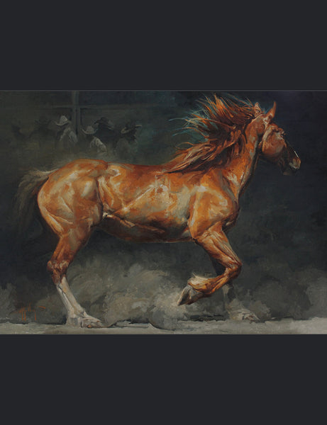 "The Last Draw" Painting by Abigail Gutting