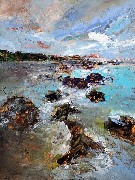 Saltwater Journey - Painting by Christopher Mathie