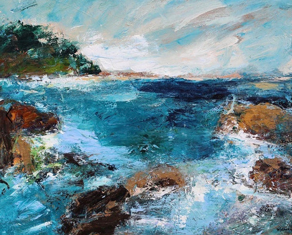 Acceptance & Faith - Painting by Christopher Mathie