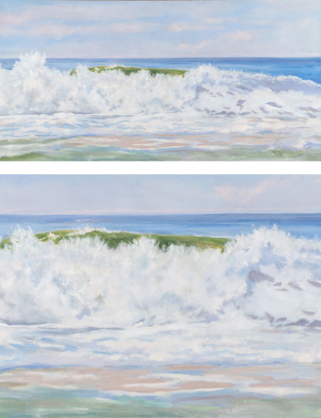 "Tumbling Wave" Painting by Casey Chalem Anderson