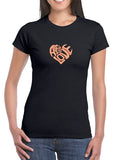 Adult Unisex - WORD ART - Art is Love T-Shirt in Black